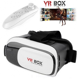 VR Box Headset med Fjernkontroll