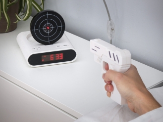 Gun Alarm Clock