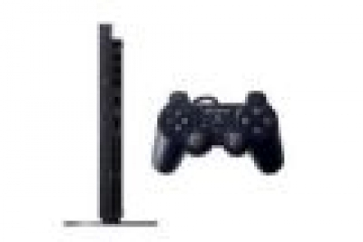 PS2 Konsoll - Sort